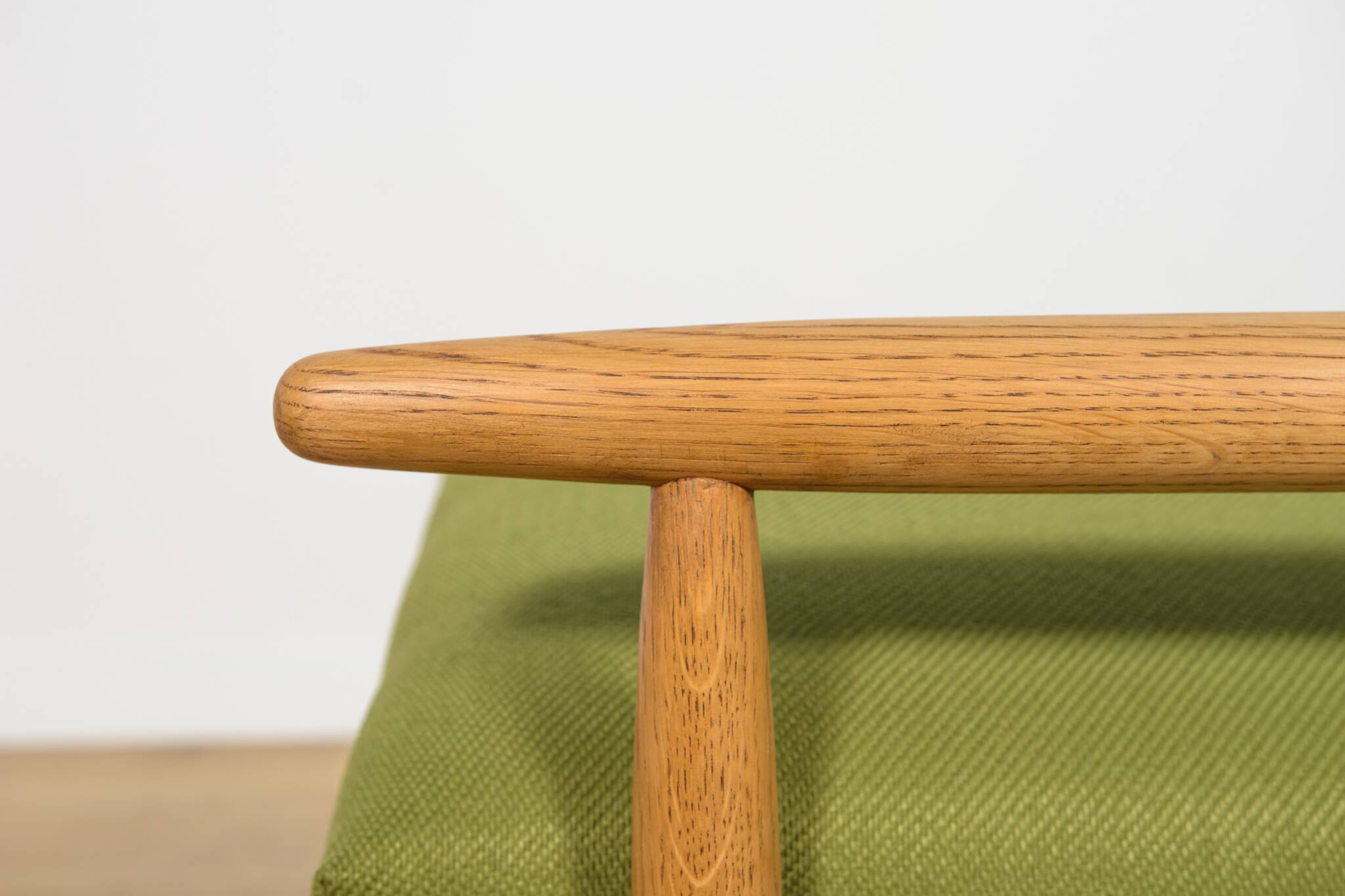 Oak Model J 65  Stool  by Ejvind A. Johansson for FDB Møbler, Denmark, 1950s