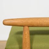 Oak Model J 65  Stool  by Ejvind A. Johansson for FDB Møbler, Denmark, 1950s
