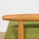 Oak Model J 65  Stool  by Ejvind A. Johansson for FDB Møbler, Denmark, 1950s