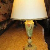 Pretty Onyx and brass table lamp