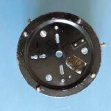 Round ceiling light in chiseled glass