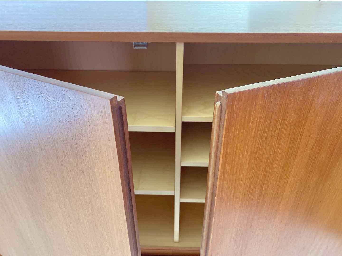 B60 teak highboard by Dieter Waeckerlin for Behr 1950s