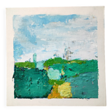 Original painting Abstract landscape art