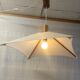 Suspension scandinave bois et toile années 60/70