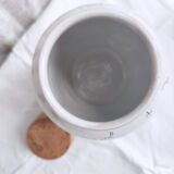 Moustiers earthenware pot and its cork
