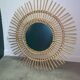 Miroir soleil en rotin 56cm