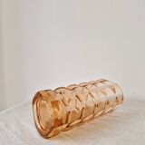 Art Deco style 'Rosaline' glass vase '60s - Luminarc Vintage