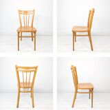 Frankfurt Chair Chaise en bois Salle à manger Cuisine Mid Century Vintage Chaise de cuisine stable R