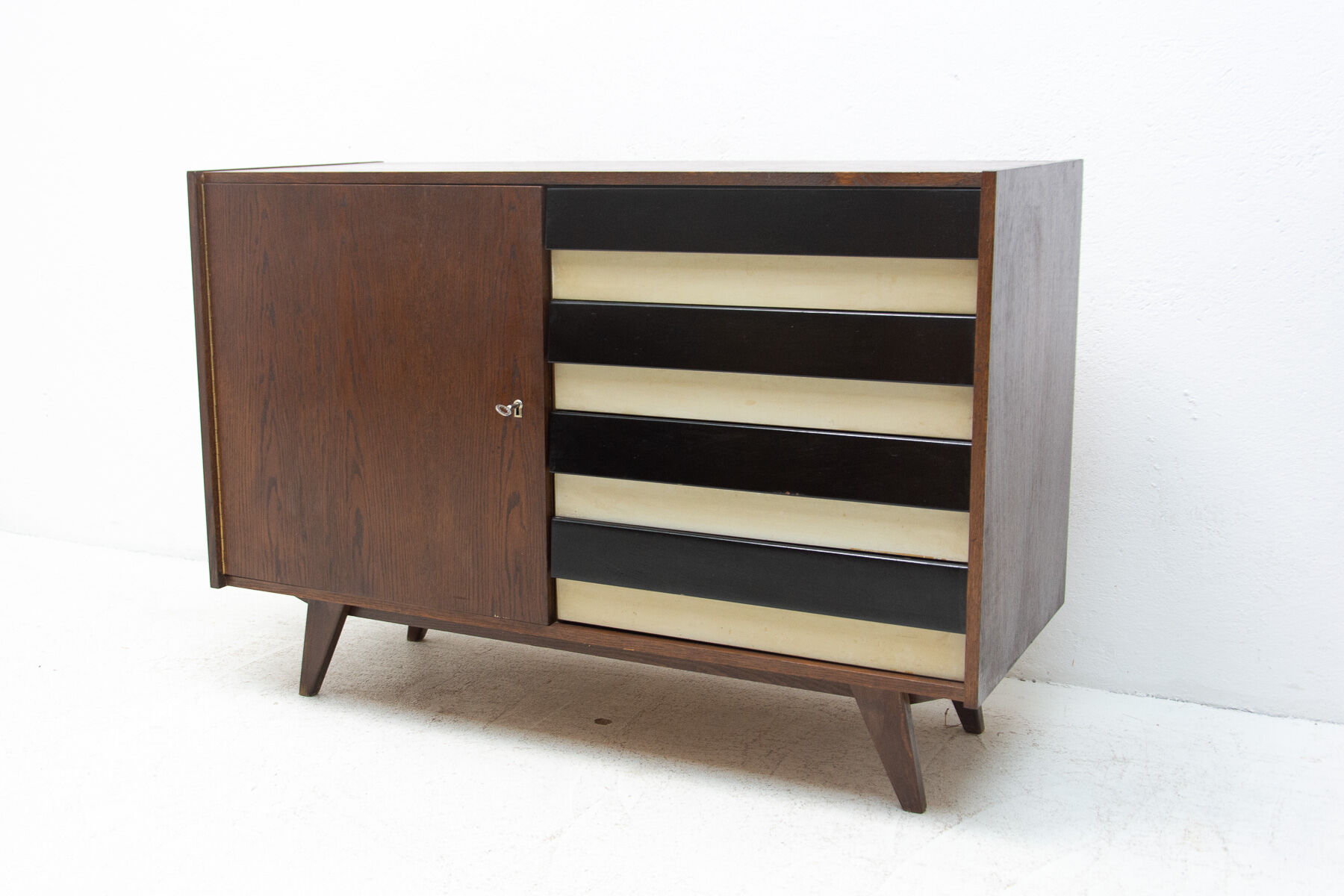 Mid century chest of drawers U-458 by Jiri Jiroutek, Czechoslovakia, 1960´s