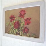 Ancient oil painting on canvas