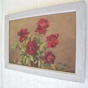 Ancient oil painting on canvas