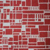 Interesting big abstract geometric modernist bouclé carpet / rug, around 1950s