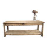 Ancienne table de drapier en pin