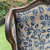 Louis XV style wingback armchair