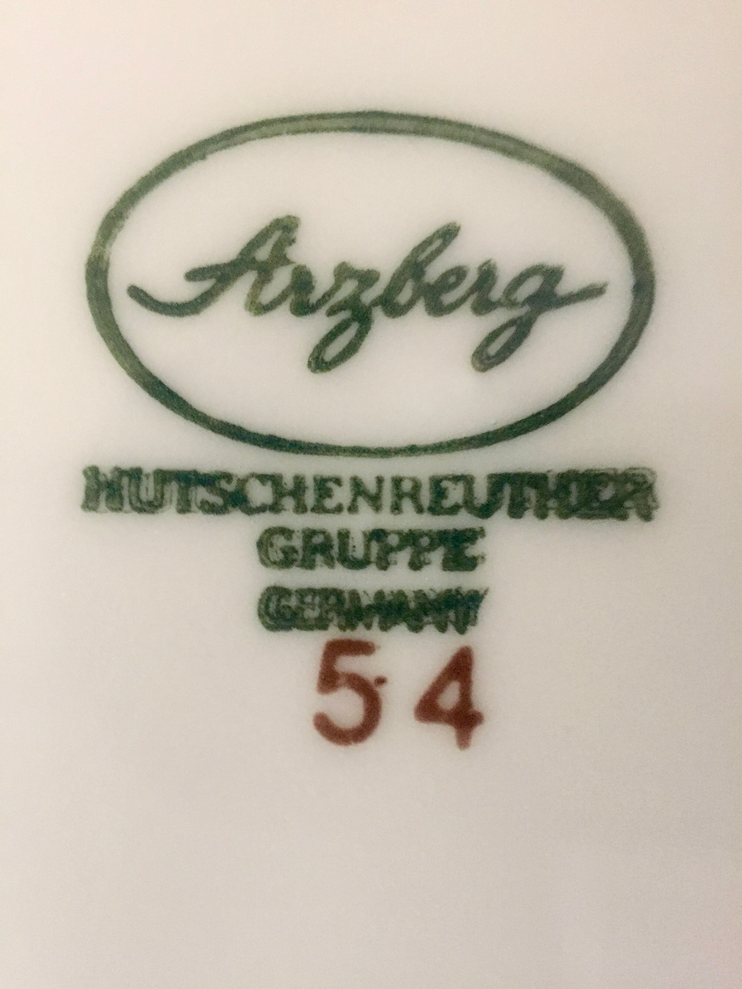 Arzberg service at cafe pop vintage 70
