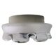 Mid Century modernist frosted glass flush mount ceiling or wall light fixture lamp, 1960s