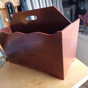Beau porte revue vintage bois