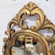 Baroque gold mirror 40x25cm