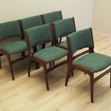 Set of six mahogany chairs, Danish design, 1970s, designer: Henning Kjærnul