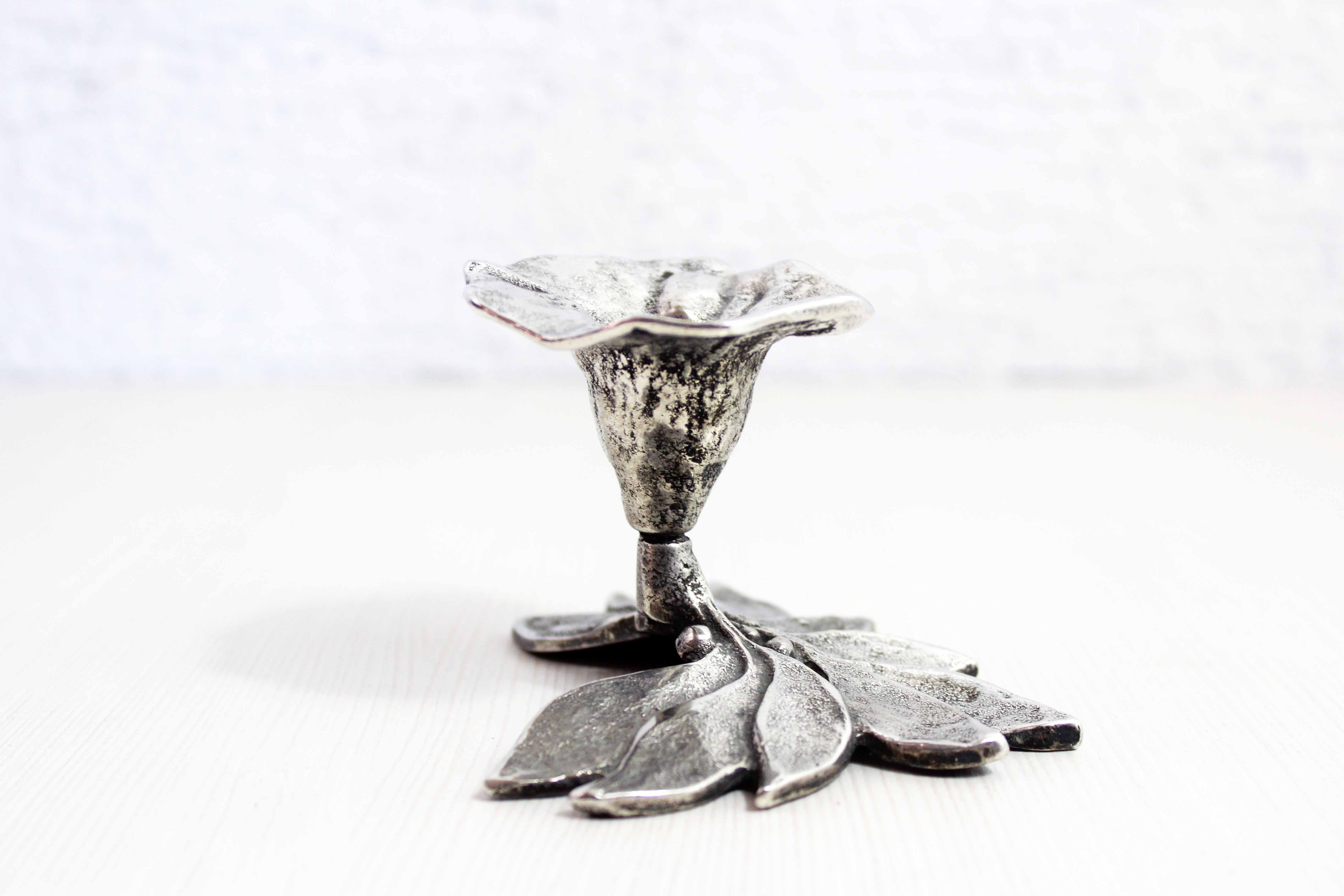 Candle holder "flower" art nouveau