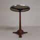 Bistro table with cast iron legs and marble top, 1920s.
