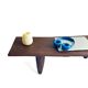 Senoufo vintage slim coffee table l: 110cm – handmade solid wood bench
