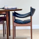 Extendable dining room table and chairs (by Kristian Solmer Vedel)