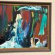 Huile sur panneau d'origine suédoise – “Composition” monogrammée “O”