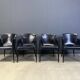 Vela dining chairs by Carlo Bartoli for Matteo Grassi, 1980s