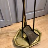 Chimney and fire tools.