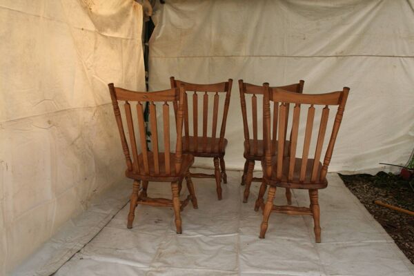 Lot de 4chaises model country americaines  de jdv