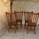 Lot de 4chaises model country americaines  de jdv