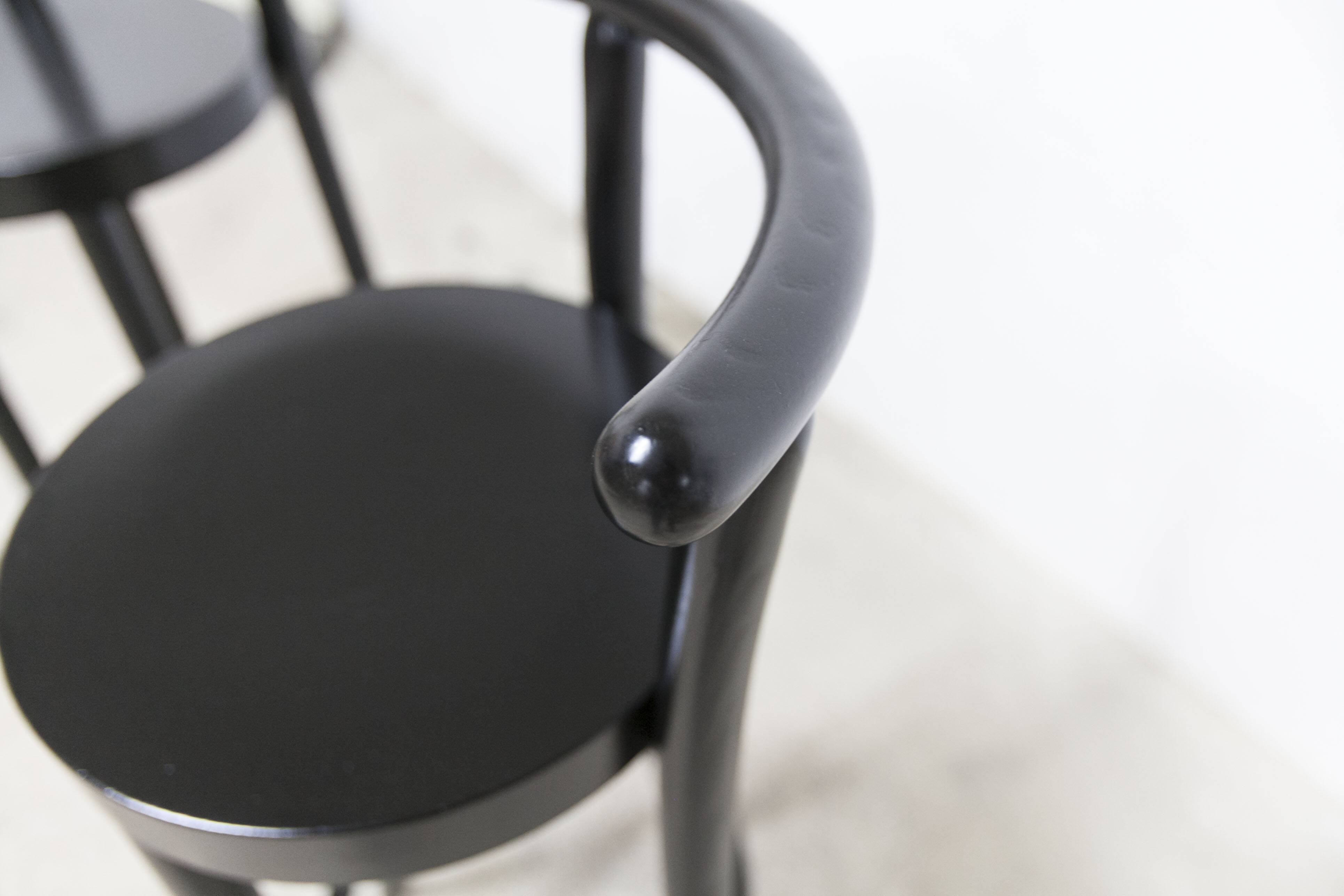 Pair of Baumann high stools, Dialog model, 79 cm