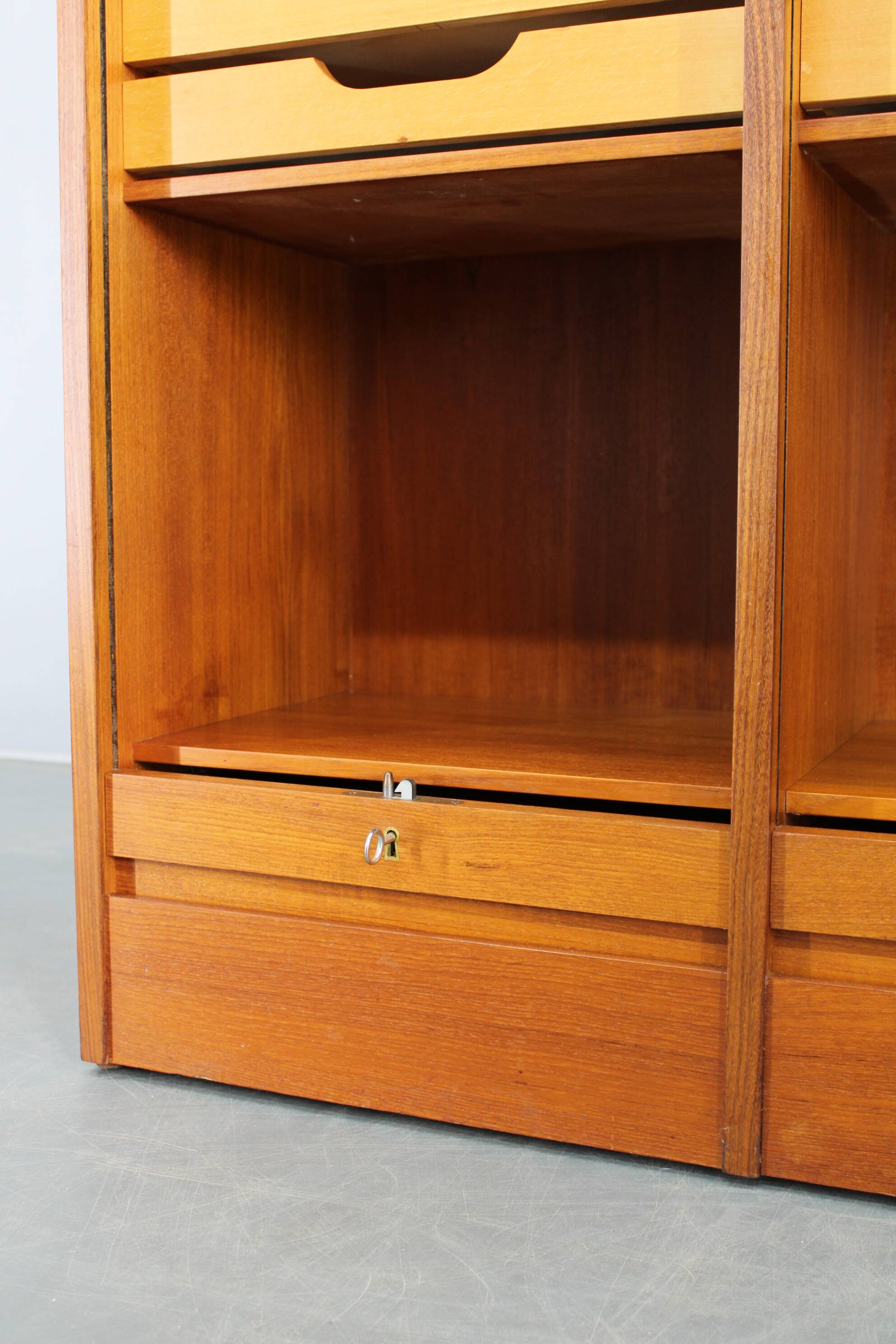 Cabinet de bureau tambour des années 60, Danemark.