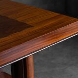 Art Deco parquetry dining table, France, 1930s