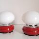 Pair of vintage bedside lamps