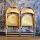 Pair folding chairs Thonet B751
