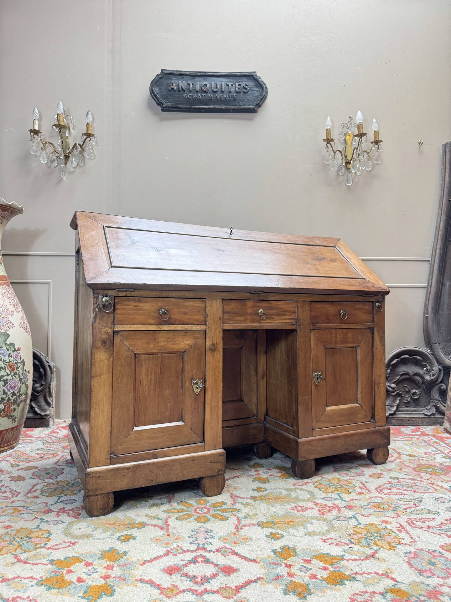 DIRECTORY PERIOD WALNUT SLOPING DESK 18TH CENTURY