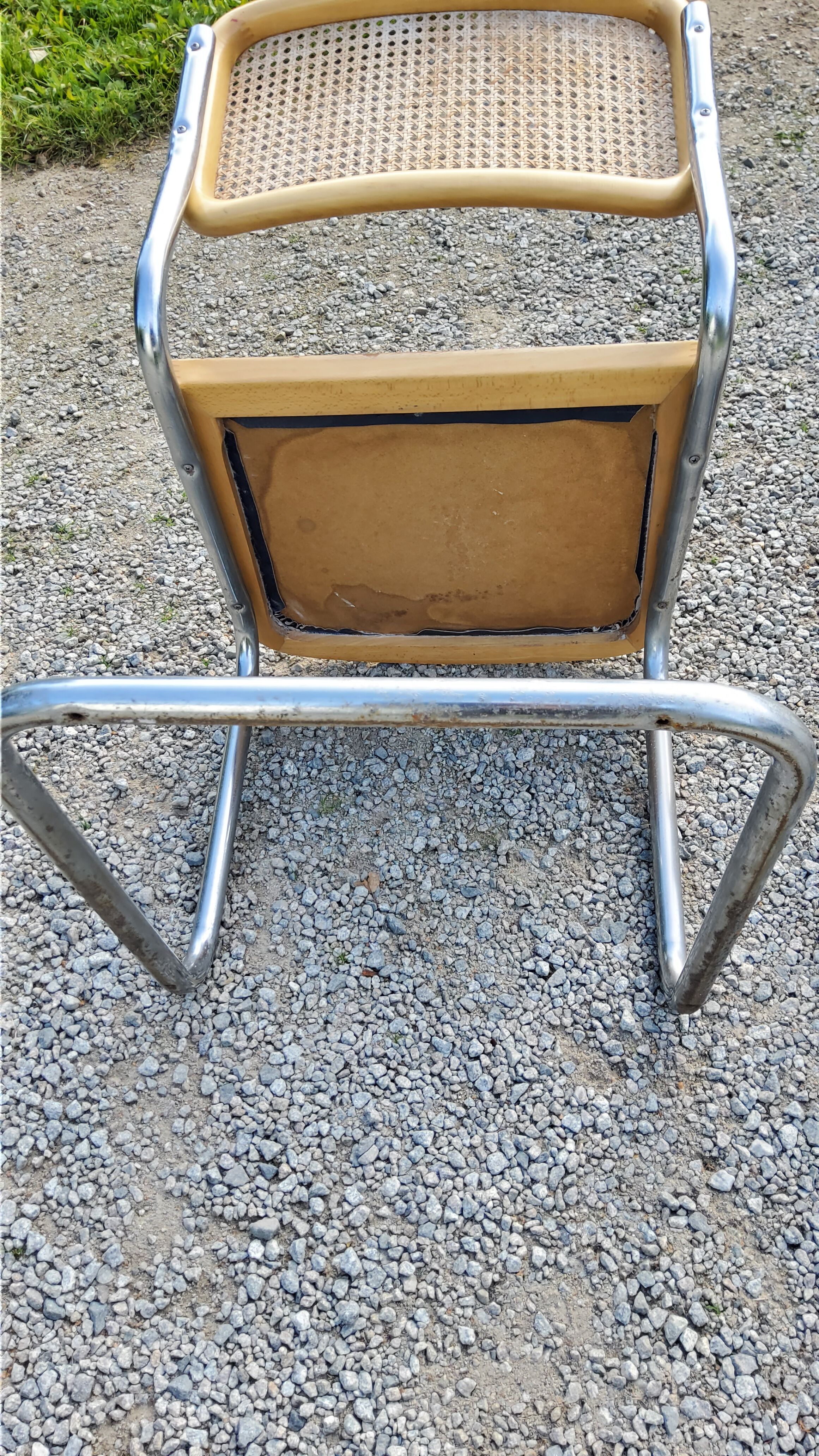 Set of 2 chairs by Marcel Breuer Cesca b32 edition of the 70s