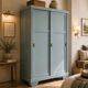 Parisian Art Deco wardrobe with sliding doors.
