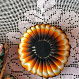 Vintage knitted cushion