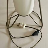 Space age opaline brass lamp from the 60s