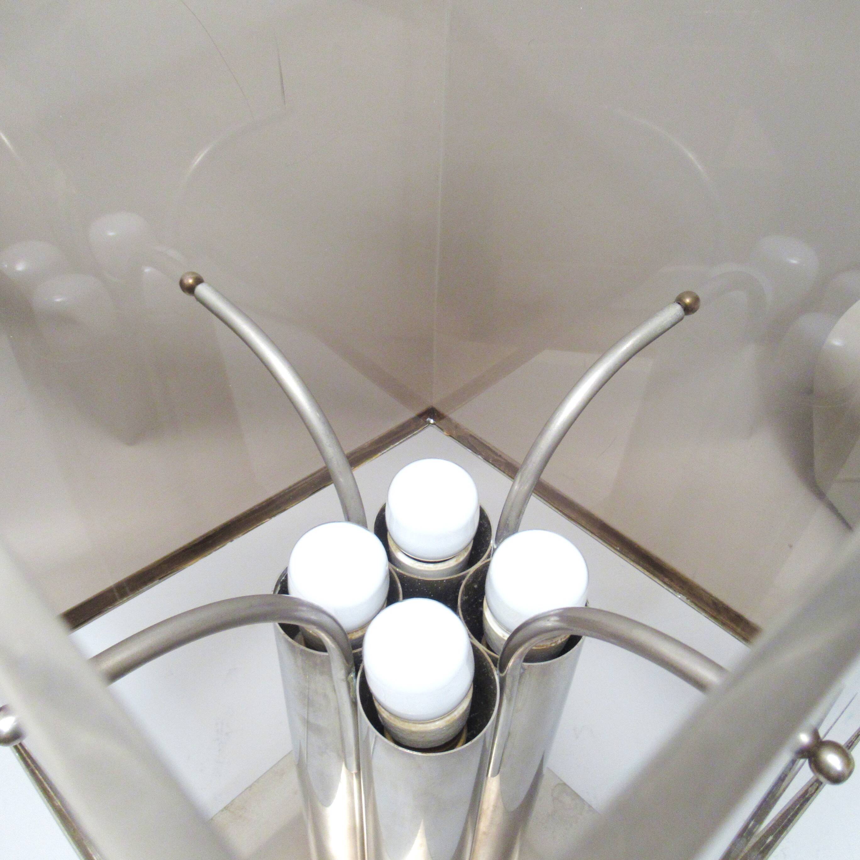 Large Italian lamp by Romeo Rega, 1970