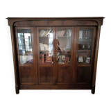 Empire mahogany display bookcase