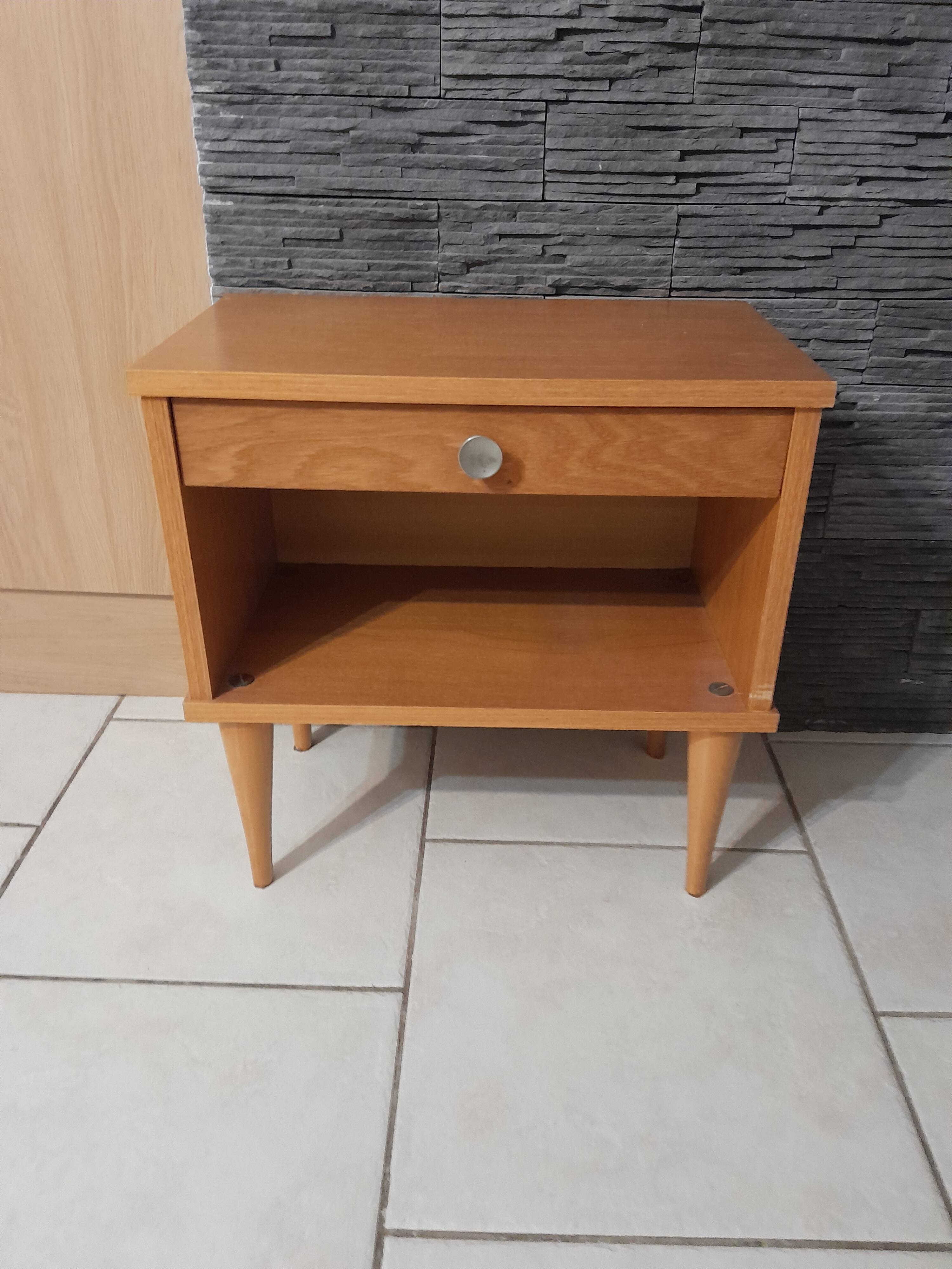 Scandinavian vintage bedside table