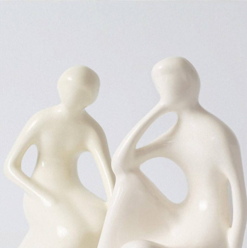 Mid-century figurative bookends by Royal Delf
