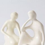 Mid-century figurative bookends by Royal Delf