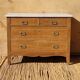 Commode ancienne en chêne avec marbre- rénovée