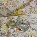 Glass salt cellar