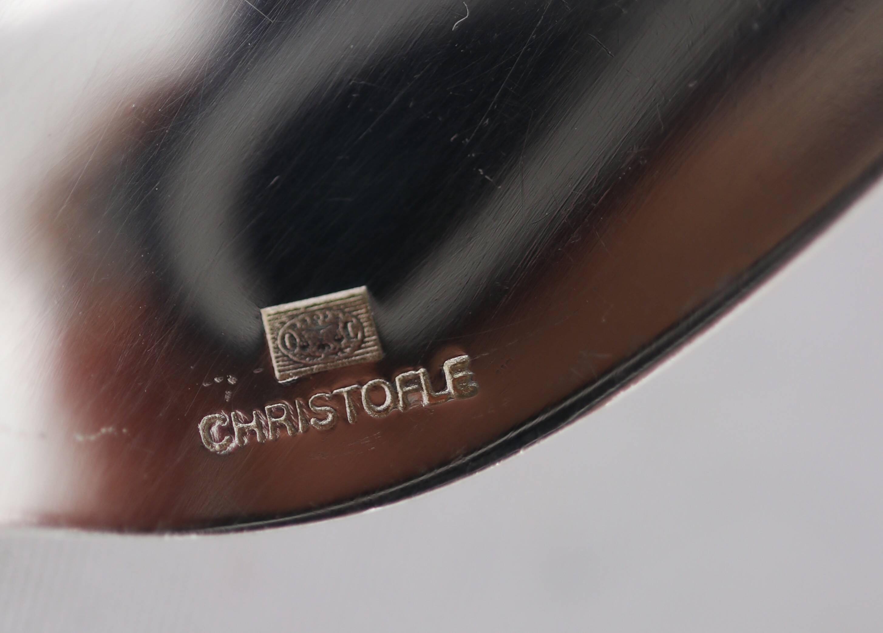 Christofle Aria 10 cuillères thé, café 13,5cm, excellent état métal argenté